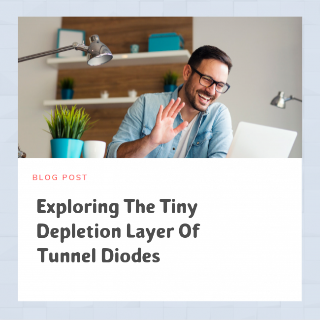 Exploring the Tiny Depletion Layer of Tunnel Diodes