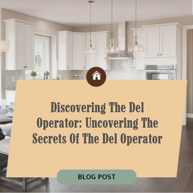 Discovering the Del Operator: Uncovering the Secrets of the Del Operator