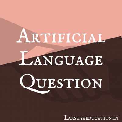 artificial language Questions